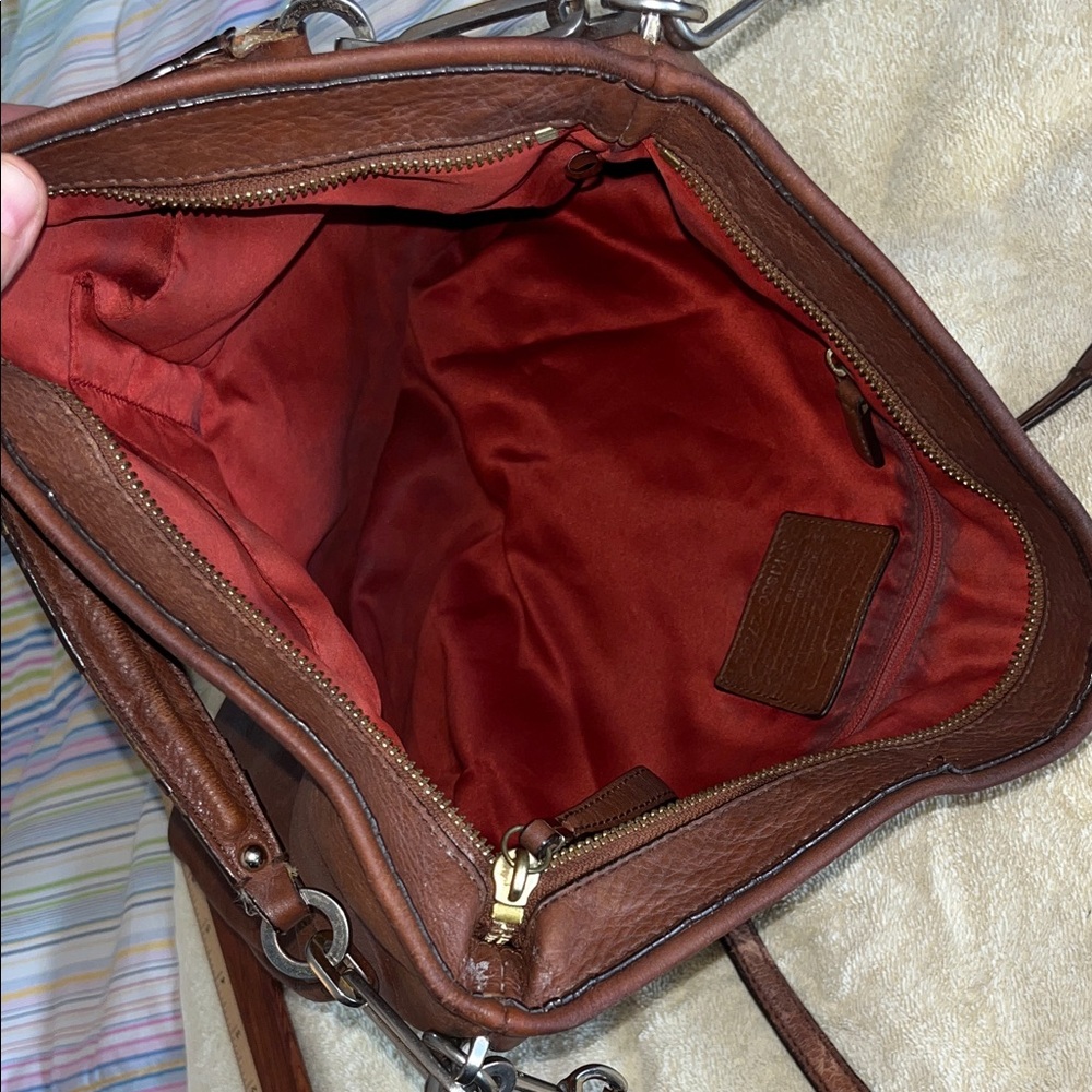 Coach‎ Madison Hobo Large Brown Leather Hobo Shoulder Tote Bag  No. K1360-27858 - Picture 5 of 12